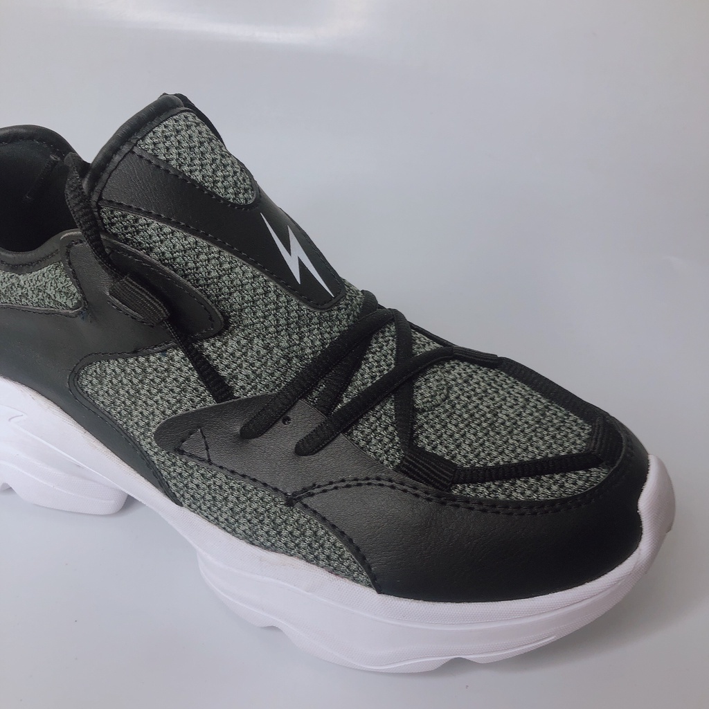 Giày Sneaker thể thao nam Goya 06 nhẹ, êm, thoáng mát màu rêu