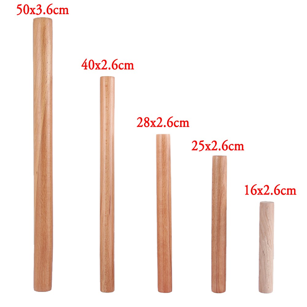 CONOPERY Dụng cụ lăn bột làm bánh bằng gỗ chuyên nghiệp chất lượng cao