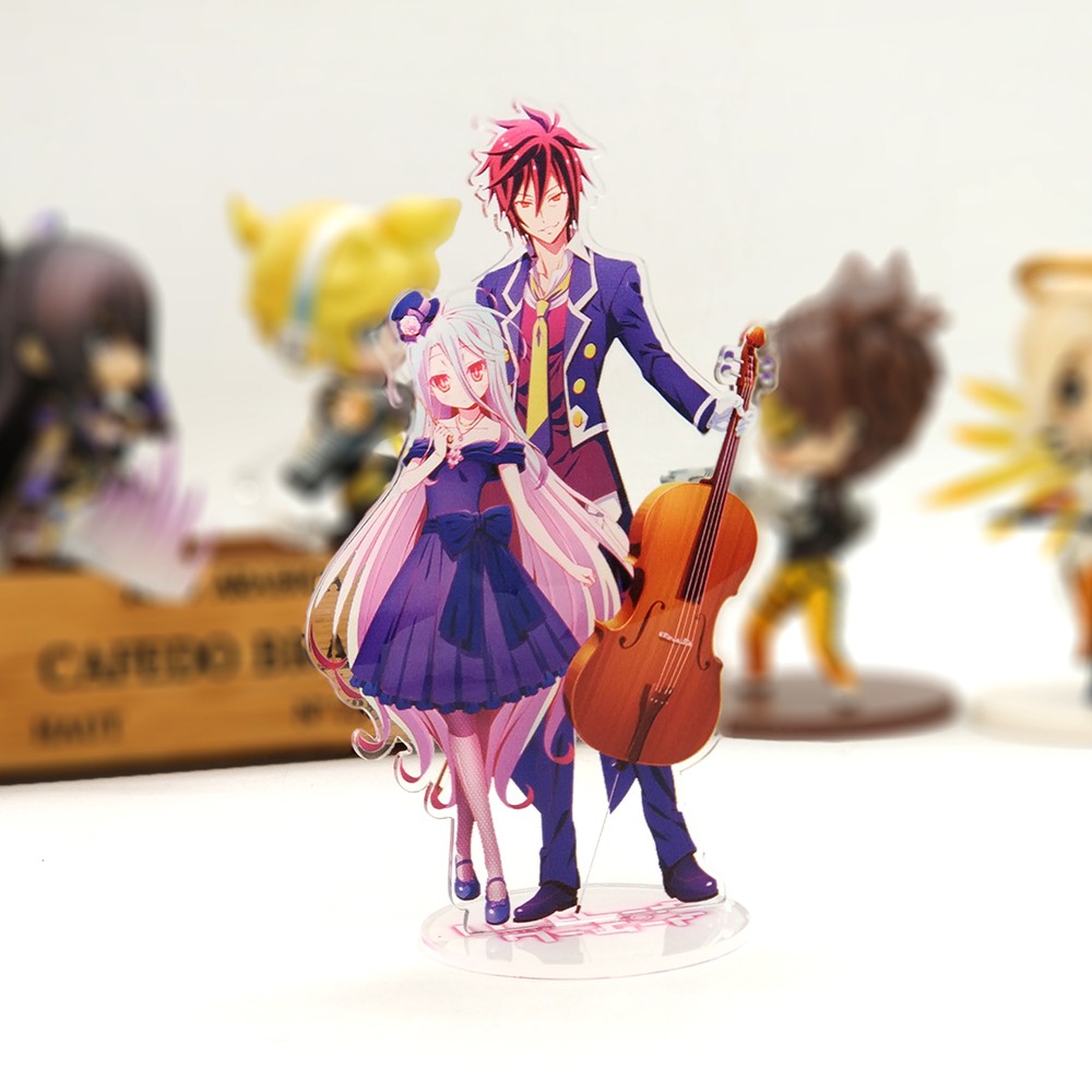 Standee hình nhân vật hoạt hình NO game No Life bằng chất liệu acrylic dùng trang trí