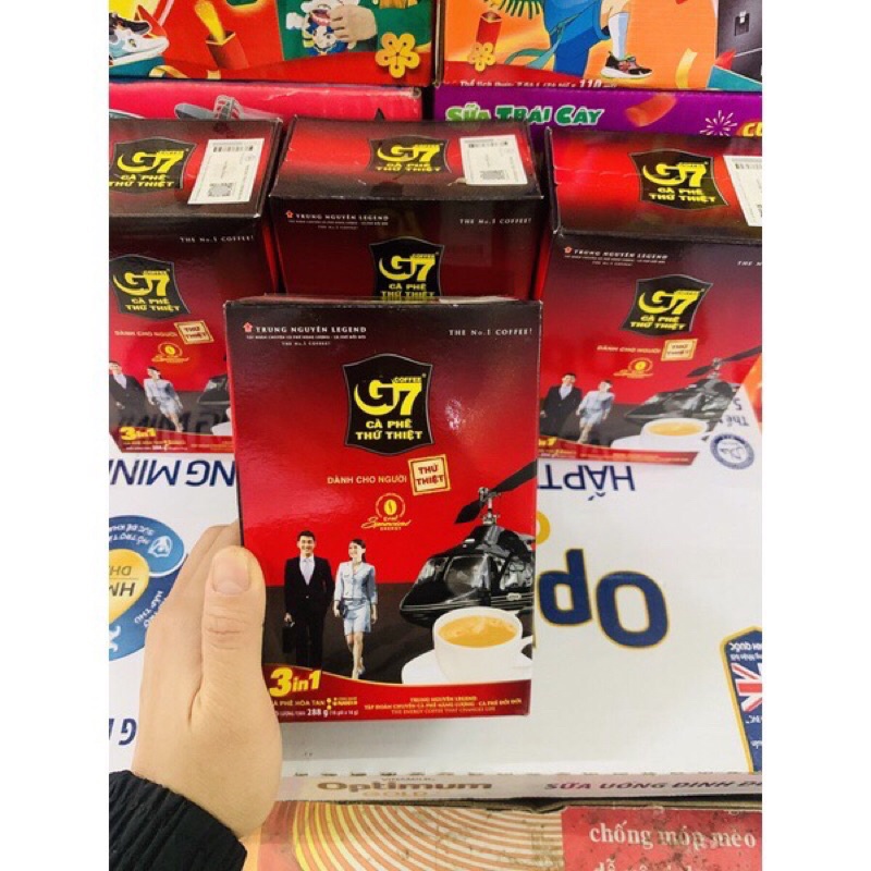 Cà Phê Sữa Hoà Tan G7 hộp 18 gói x 16g