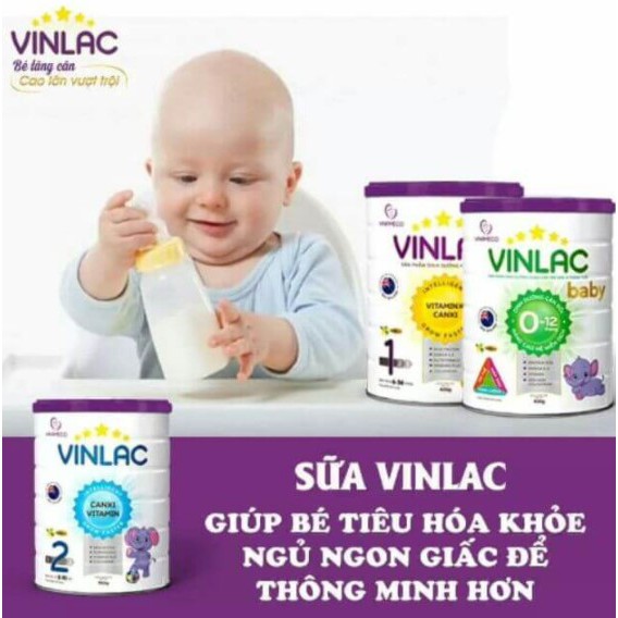 Sữa bột Vinlac số 2 Lon 900g _Duchuymilk