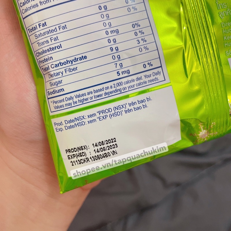 Kẹo bạc hà FRES MINT hương TÁO ĐÀO gói 150G  Indonesia