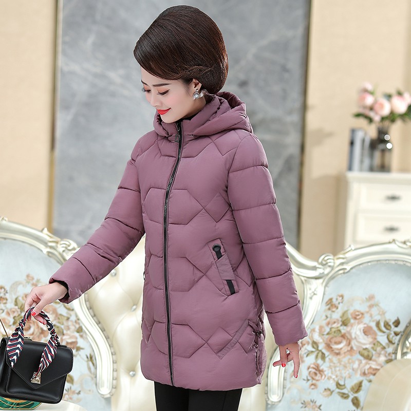 ( HÀNG SẴN) Áo Khoác Phao Bông Trung Niên Dày Đẹp AK 140- Hàng Quảng Châu Cao Cấp