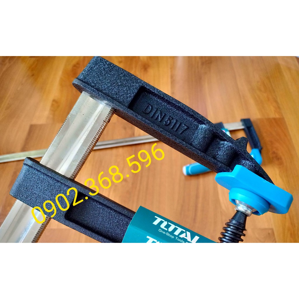 KẸP GỖ CHỬ F 150-250mm TOTAL THT1320501 / THT1320502 / THT1320503