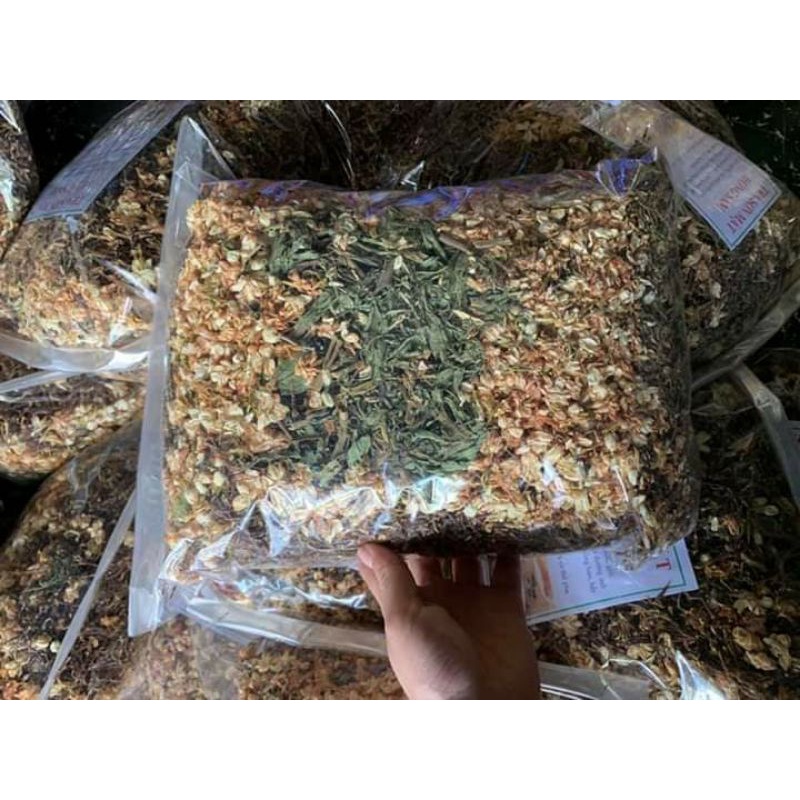 Trà sơn mật hồng sâm 1kg❤mix nhiều hoa nhài, cỏ ngọt