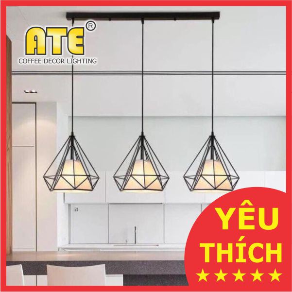 Đèn thả trần trang trí - ĐÈN THẢ HÌNH KIM CƯƠNG VẢI - MSP: LTP-12