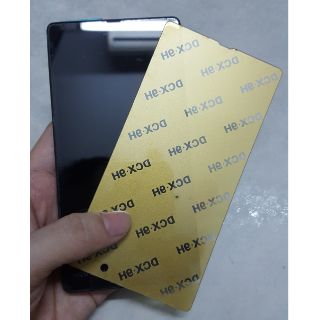 Kính cường lực dẻo sharp 303sh mặt trước.