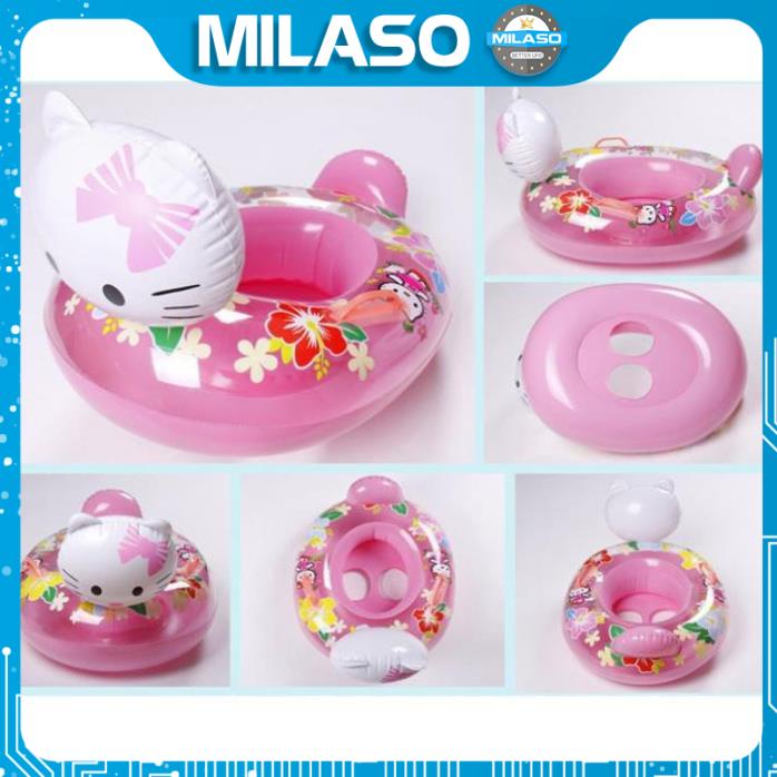 [Tặng Bơm Phao] Phao Bơi Cho Bé MILASO Hình Động Vật Dễ Thương Chống Lật An Toàn Trẻ Em Đi Du lịch, Đi Biển SS-001040-B