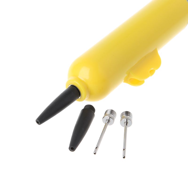 Dụng Cụ Bơm Hơi Cầm Tay + 3 Kim Bơm Bóng Chuyên Dụng