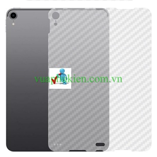Dán lưng vân cho iPad Mini 1/2/3/4/5/6, iPad Air, iPad 9.7/10.2/10.5/10.9 inch, iPad Pro 11/12.9 inch vân carbon 3D