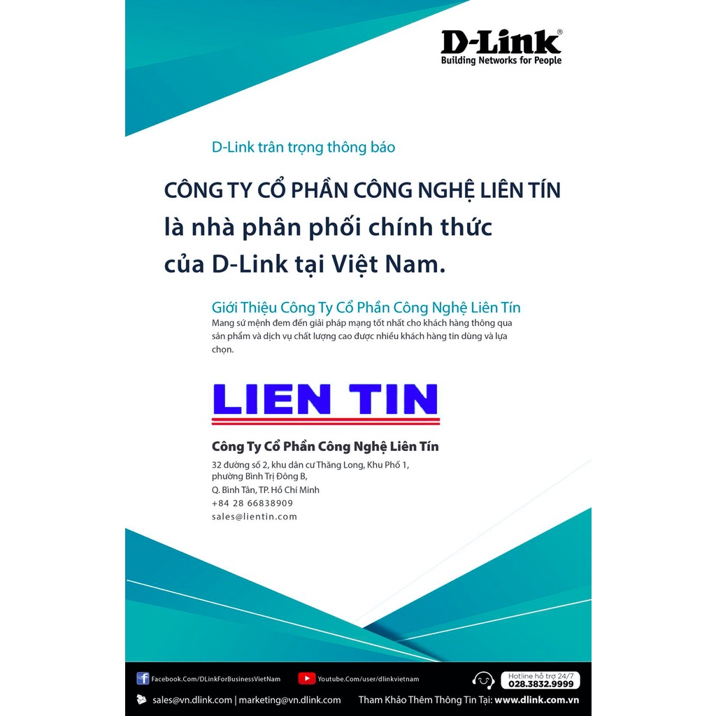 D-LINK DIR-1253 - Bộ phát Wi-fi AC1200 MU-MIMO Gigabit 1200Mbps Easy Mesh