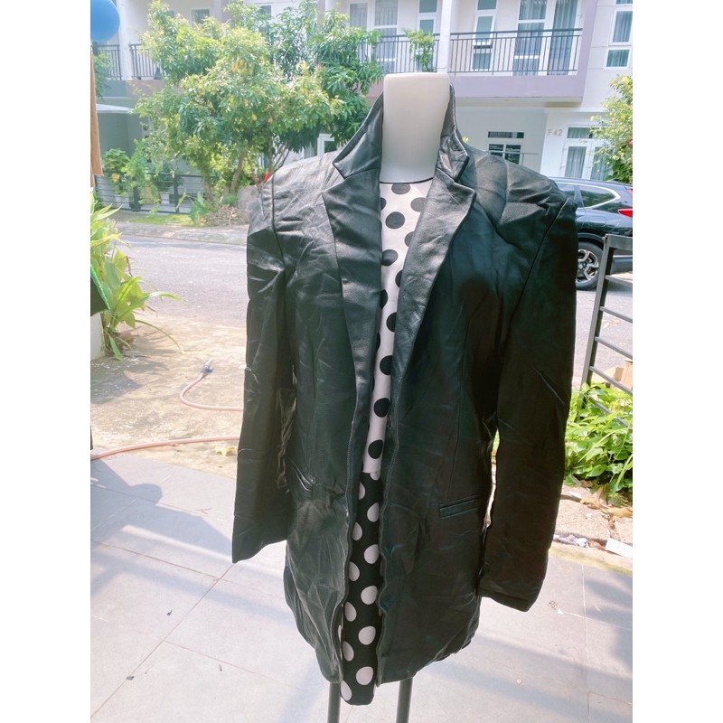 áo da thật cho nam hàng si