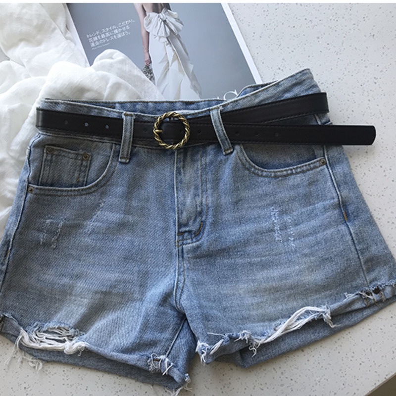 Thắt Lưng Khóa Xoắn Kiểu Hồng Kông retro Đơn Giản Thời Trang