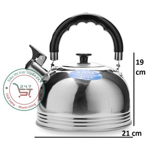 Bình đun nước inox cao cấp 3L Rainy
