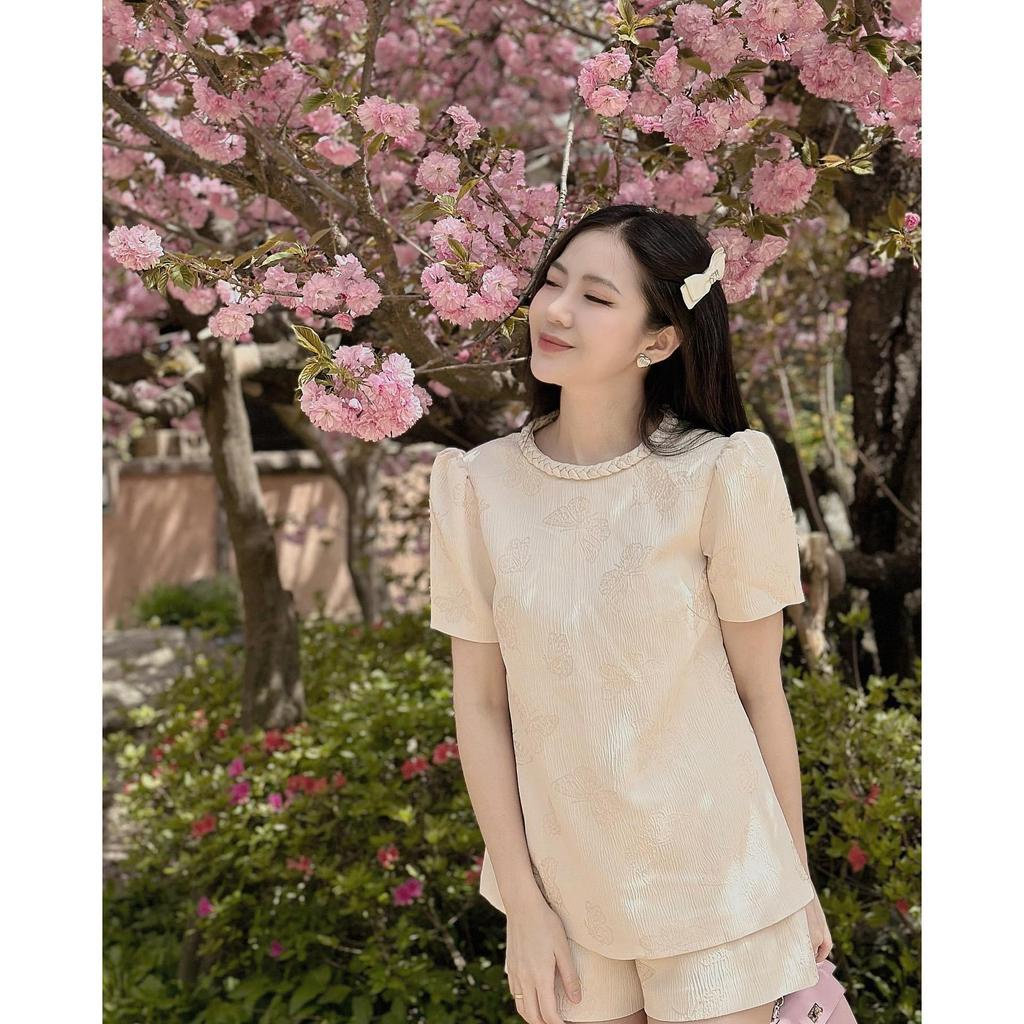 Set ABIGAIL SET dáng dài tay bồng by Camellia Studio