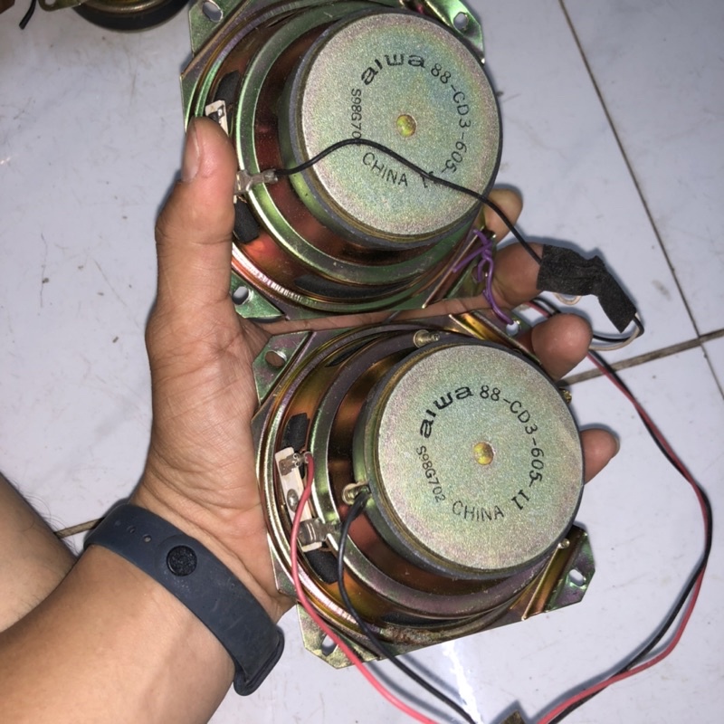 Cặp loa toàn dải tháo máy Aiwa nội địa nhật bass 10