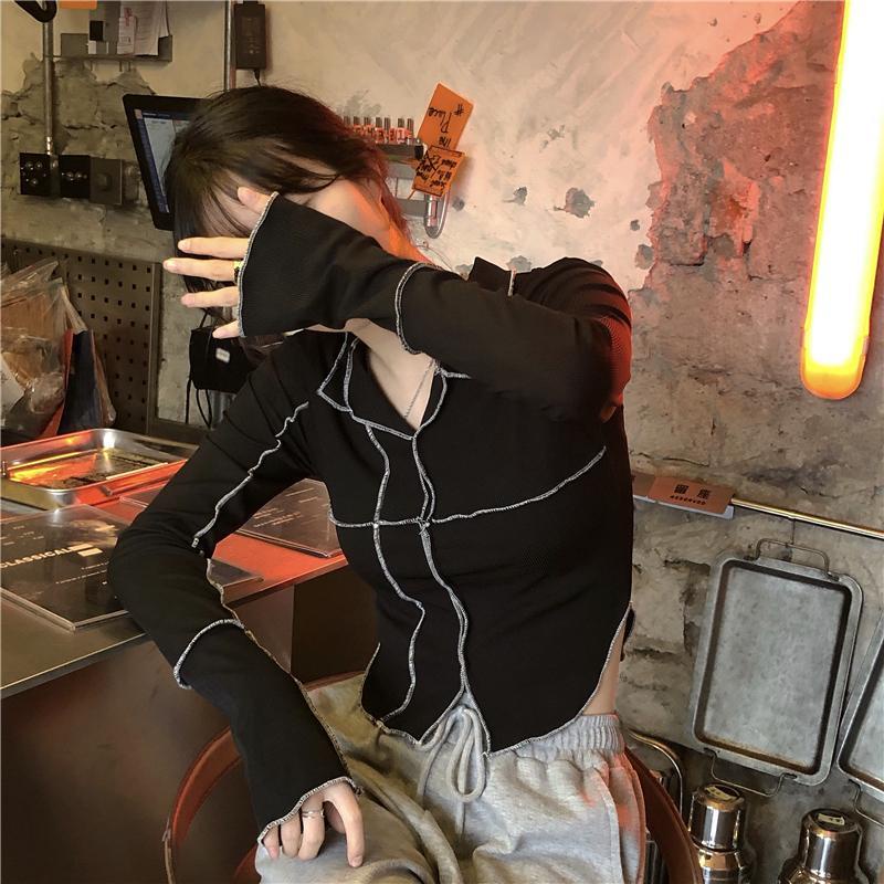 Áo polo Ngắn Tay Phối Màu Tương Phản Thiết Kế Đơn Giản Thời Trang Hàn Quốc