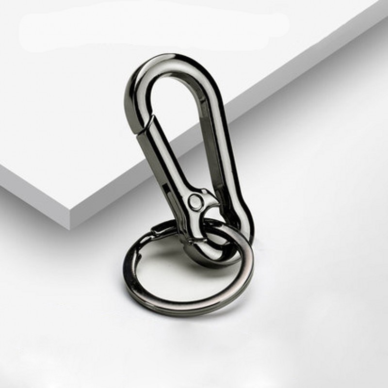 Móc Khóa Kim Loại Kiểu Dáng Đơn Giản Cổ Điển Cho Nam Và Nữ