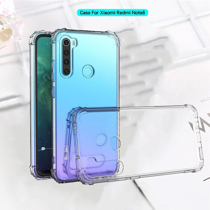 Ốp lưng silicone chống sốc sang trọng cho Xiaomi Redmi Note 8 Pro