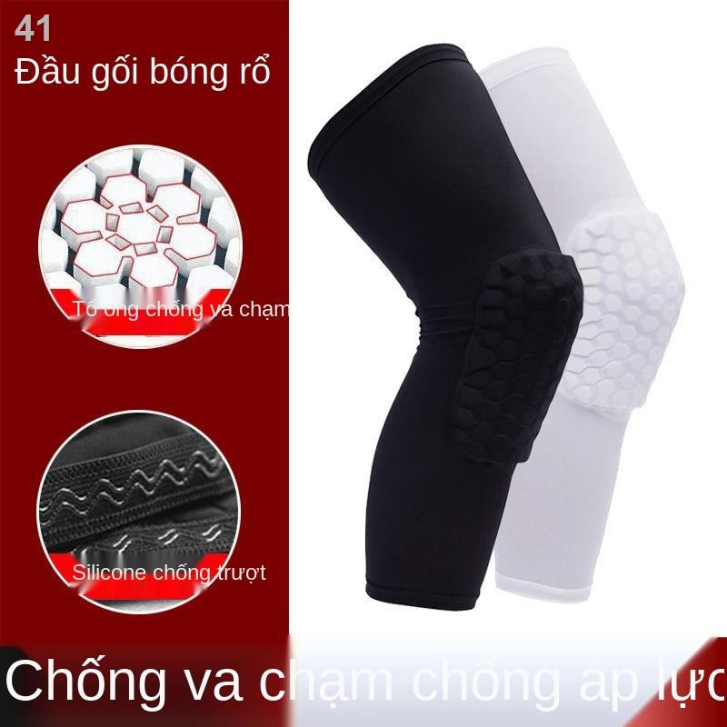 EĐệm đầu gối bóng rổ Được trang bị với tổ ong dài chống đồ bảo hộ thể thao va chạm vệ chân cho nam và trẻ em chạy kh