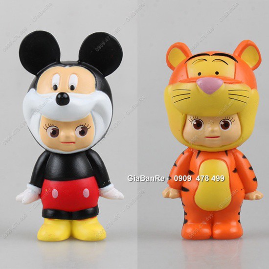 Bộ 6 Nhân Vật Nhựa Bé Yêu Disney Siêu Kute -  7928