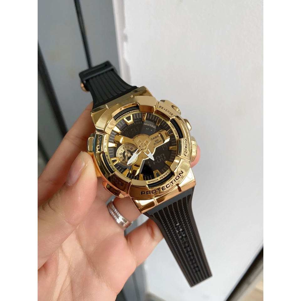 Đồng Hồ GM 110 Chống Nước, Mặt Thép Mạ Crom Không Gỉ 42mm 3 Màu - A53 - Viva Watch