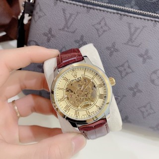 (Rolex automatic) Đông hồ Nam rolex dây da cao cấp, size 40mm, thẻ bảo hành 12 tháng- Rolex MTP-STORE