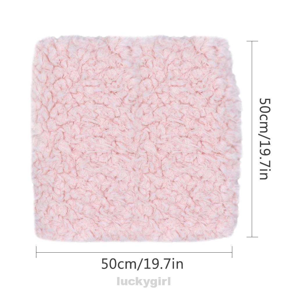 Backdrop Newborn Photography Soft Solid Square Baby Blanket