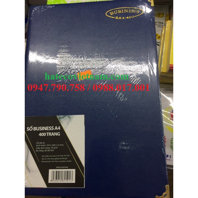 Sổ da Business BA4-400 trang (KT210x300)