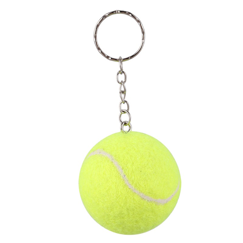 Móc Khóa Banh Tennis Màu Vàng Đường Kính 4cm