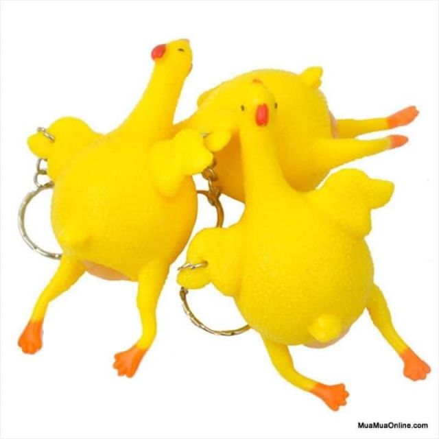 Móc khóa gà đẻ trứng