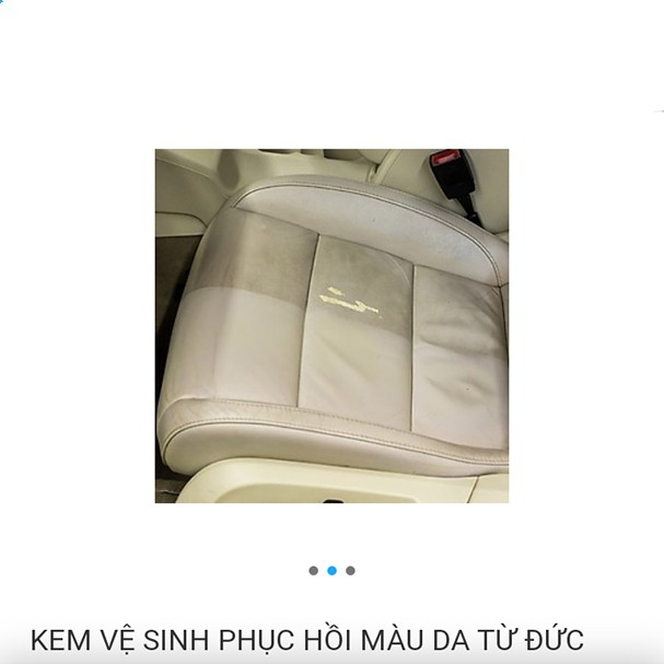 Kem Vệ Sinh Phục Hôi Màu Da Nhập Khẩu ĐỨC AUTOSOL LEATHER CLEANER 75ML chamsocxestore