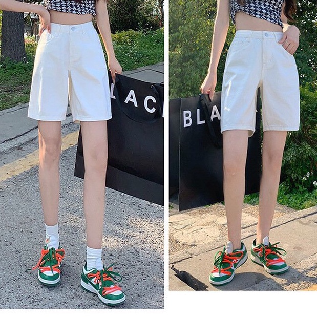 Quần short kaki nữ- Quần short lưng cao phong cách hàn quốc đơn giãn dễ phối đồ