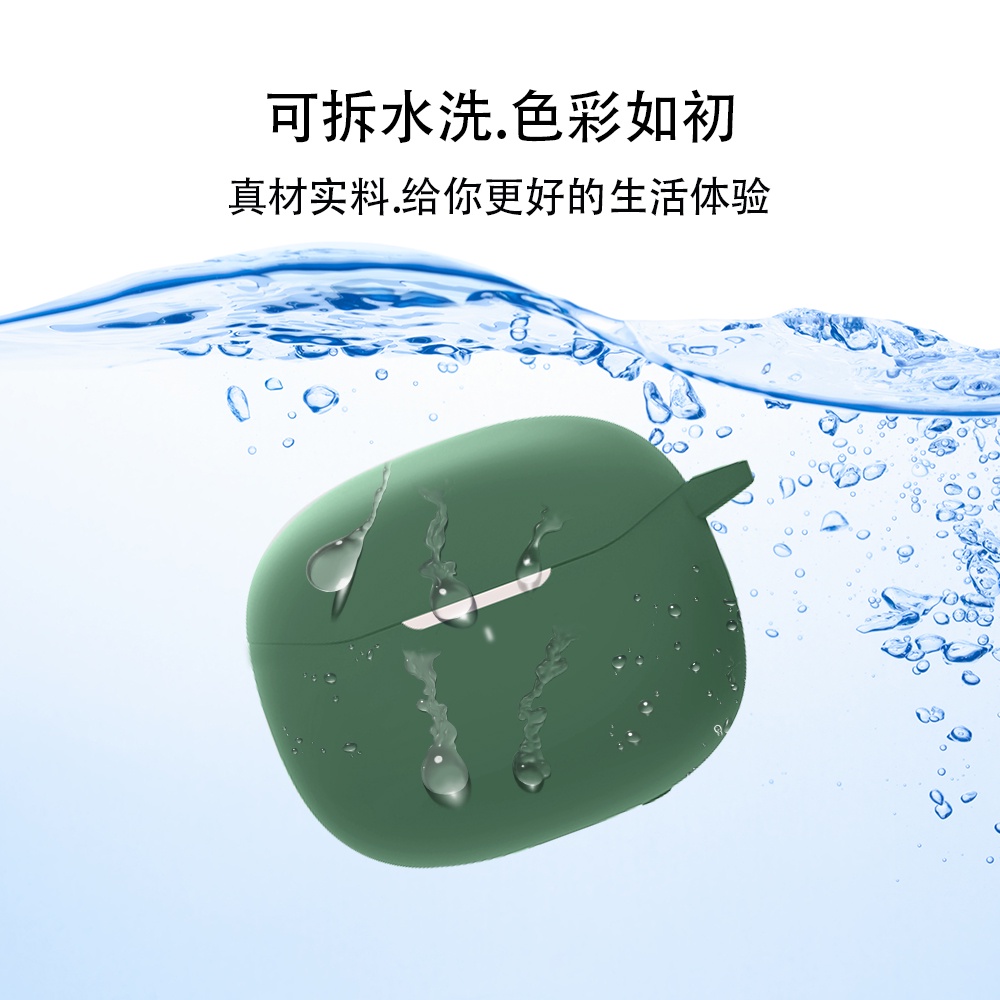 Anker Soundcore R100 Case Solid Color Silicone Soft Case Cover Shockproof Case Cover Anker R100 Headphone Case Cover Anker Soundcore R100 Cover