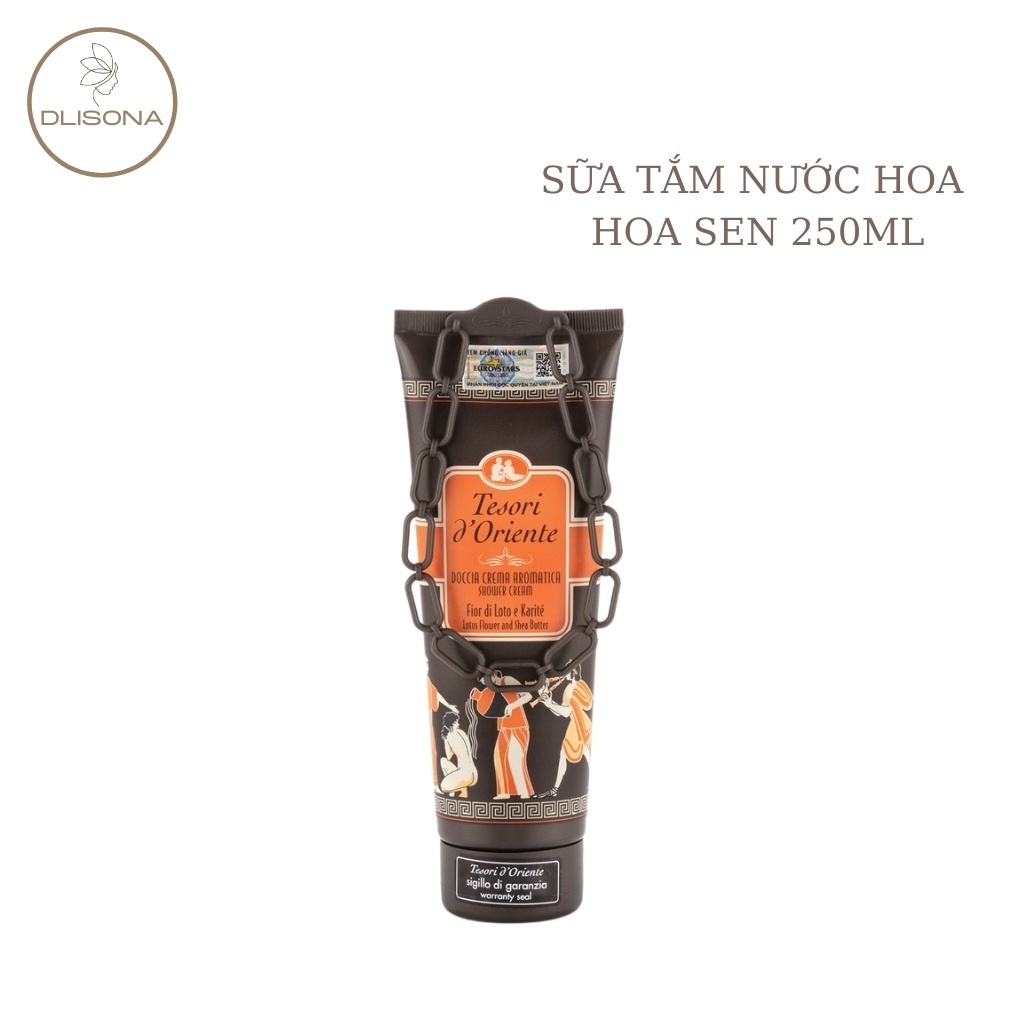 Sữa tắm xích Tesori d'Oriente nâu hoa sen hương nước hoa trắng da hàng chính hãng 250ml-500ml kèm vòi | BigBuy360 - bigbuy360.vn