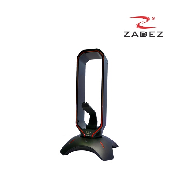 Đế Treo Tai Nghe Gaming ZADEZ ZHS701G Tích Hợp Đệm Giữ Dây Chuột, Đèn LED RGB, 2 Cổng USB 3.0 - Hàng Chính Hãng