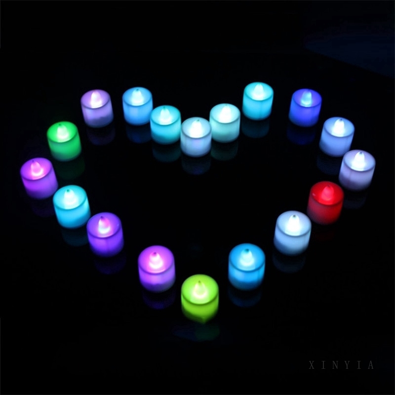 Đèn Led Hình Nến Nhiều Màu Trang Trí Phòng Ngủ