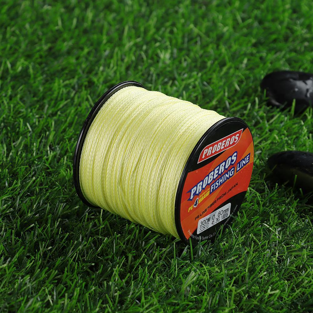 Cuộn Dây Câu Cá 300M Bằng PE Bện 4 Sợi Dài 300M