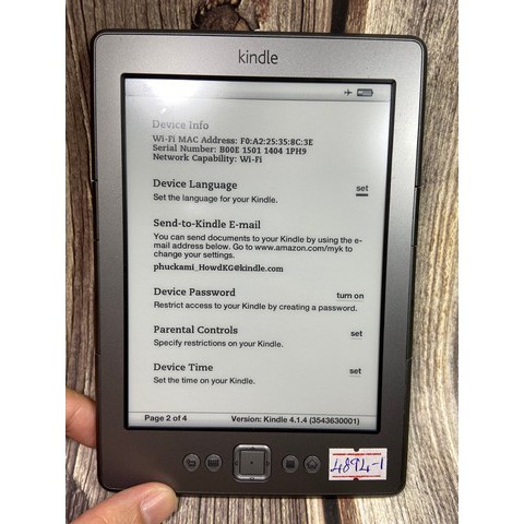 Máy Đọc Sách Kindle Basic Máy Có Trầy Xước Có Chứng Từ Nguồn Gốc Xuất Xứ Nhật Mỹ | BigBuy360 - bigbuy360.vn