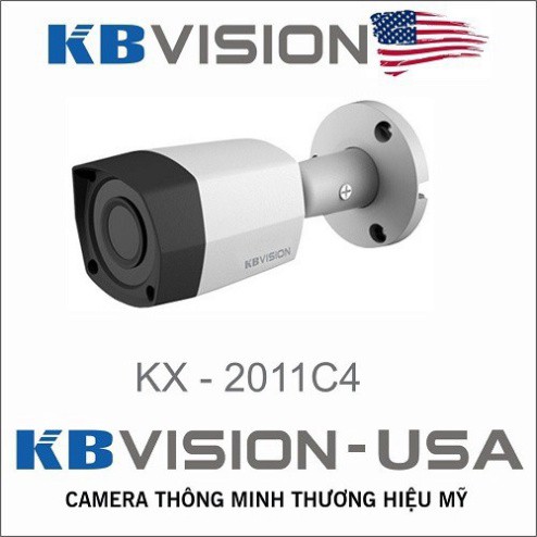 {Giá HỦY DIỆT} Camera KBVISION KX-2011C4 2MP THÂN NHỰA