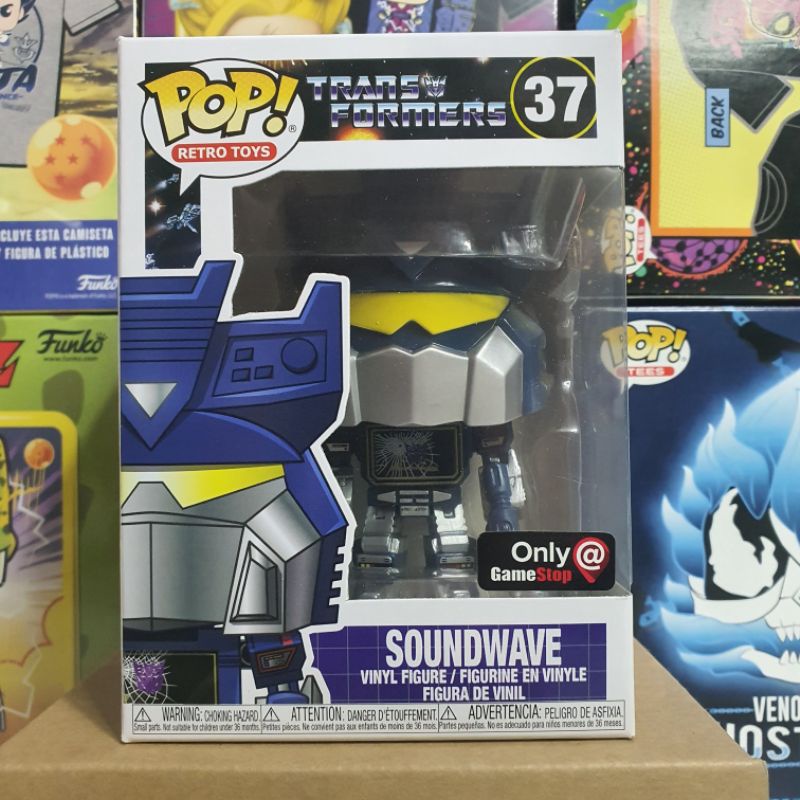 Đồ chơi mô hình funko pop 37 Soundwave (Shattered Screen) - Transformers
