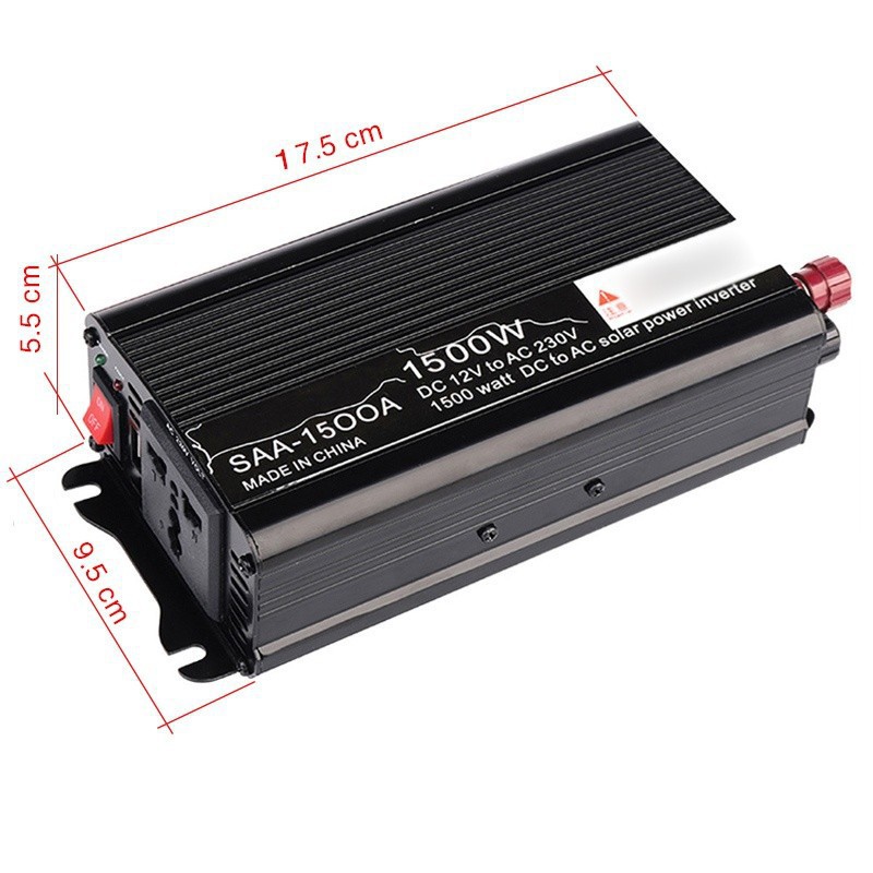 Bộ kích điện inverter 1500W - 12V lên 220V