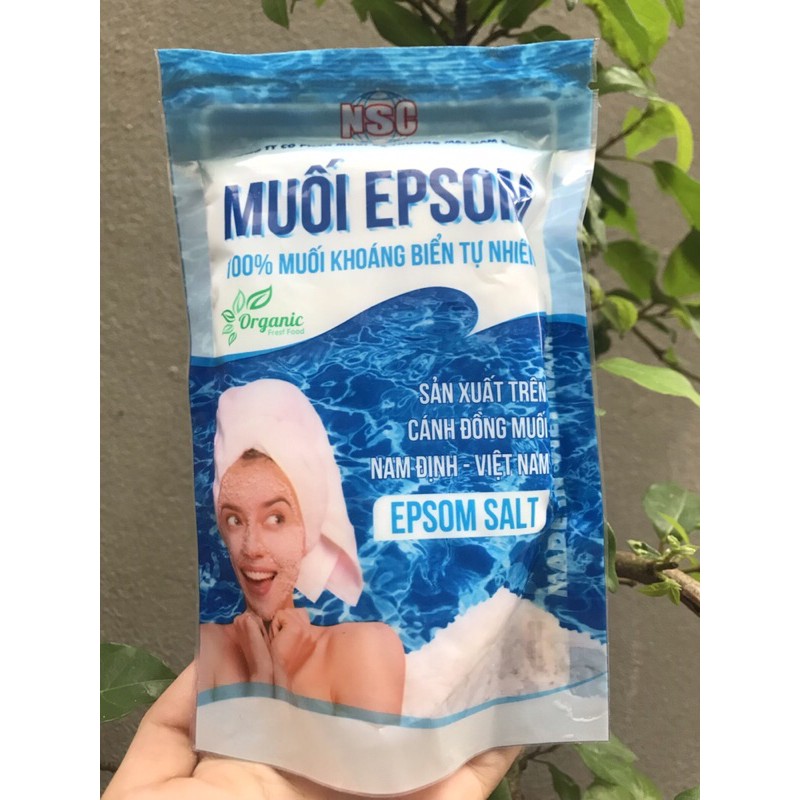 MUỐI EPSOM chính hãng(1kg,200gr)-Thải độc,tắm dưỡng da spa an toàn