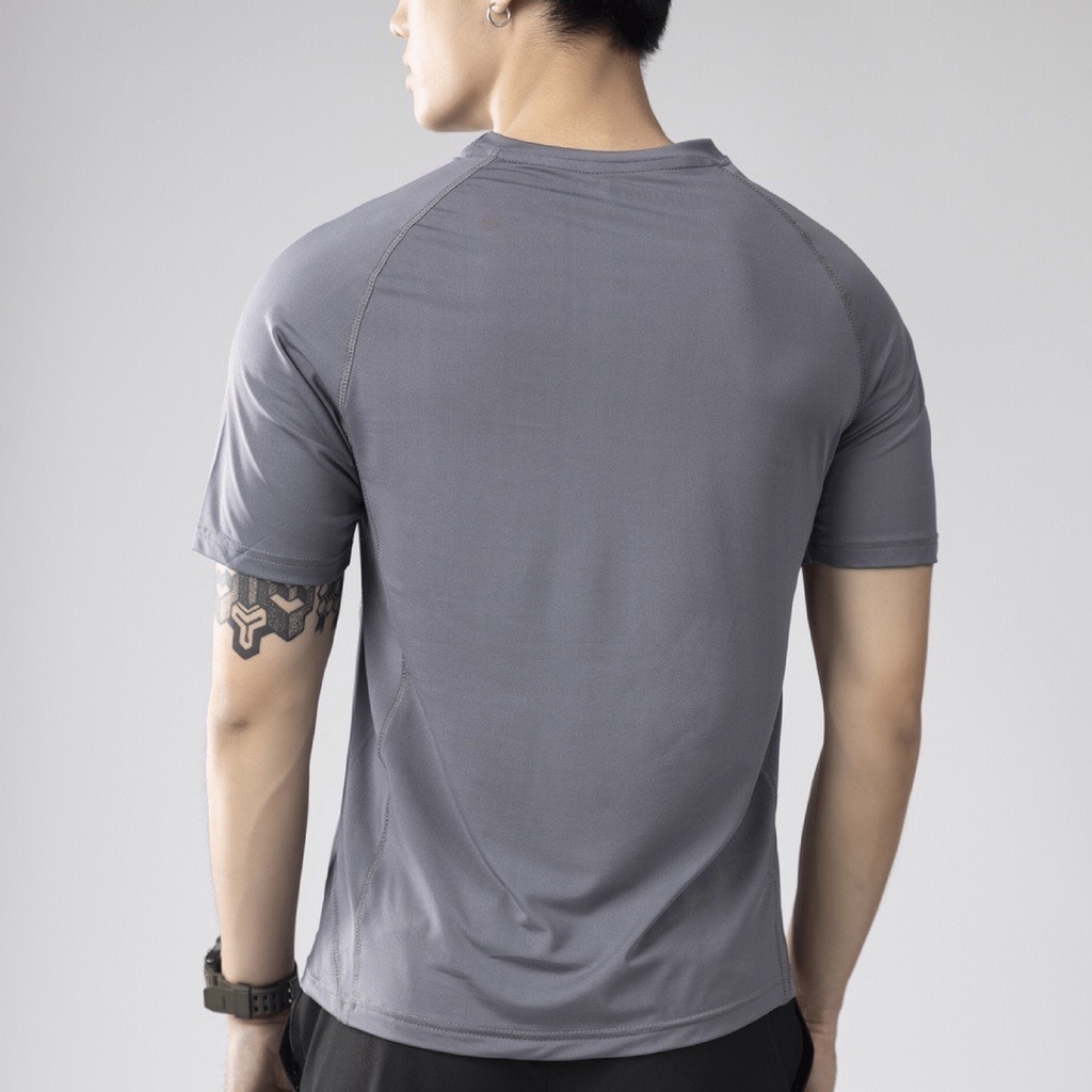 Áo thun nam Gấu 194 vải thun lạnh co dãn 4 chiều, phong cách thể thao - gym - bóng đá, from slim fit - 1994