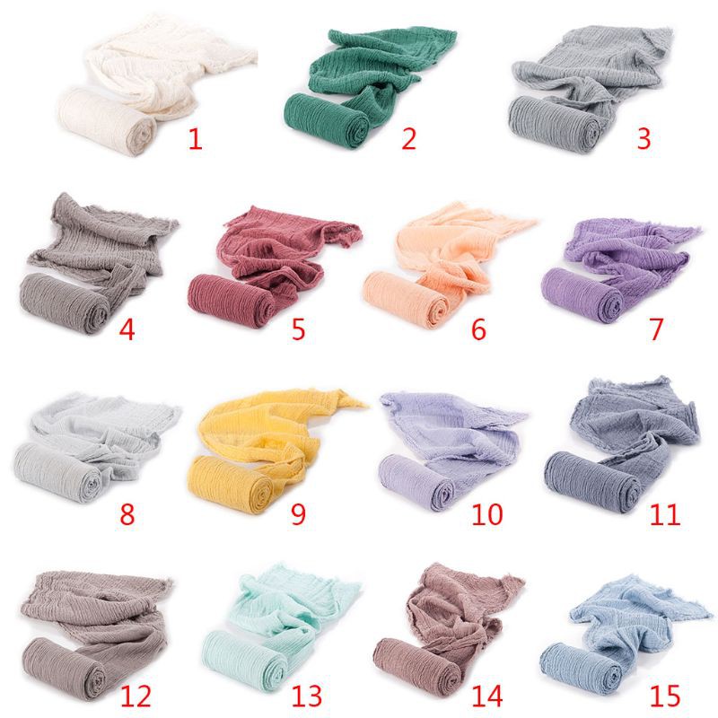 Chăn vải cotton co giãn hỗ trợ chụp ảnh dành cho bé