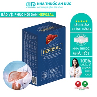 Giải Độc Gan HEPOSAL, Thanh Nhiệt Giải Độc Gan Bổ Gan Hộp 30 viên – Nhà thuốc An Đức