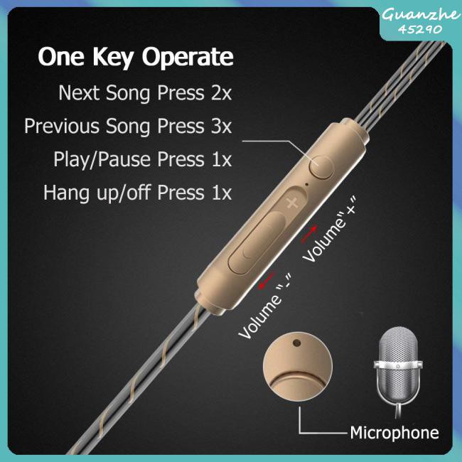 Tai Nghe Nhét Tai Jack 3.5mm Bass Trầm Có Micro Tiện Dụng | BigBuy360 - bigbuy360.vn