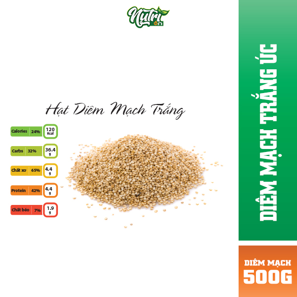 Hạt Diêm Mạch (Quinoa) Úc  thương hiệu Nutrion túi 500g