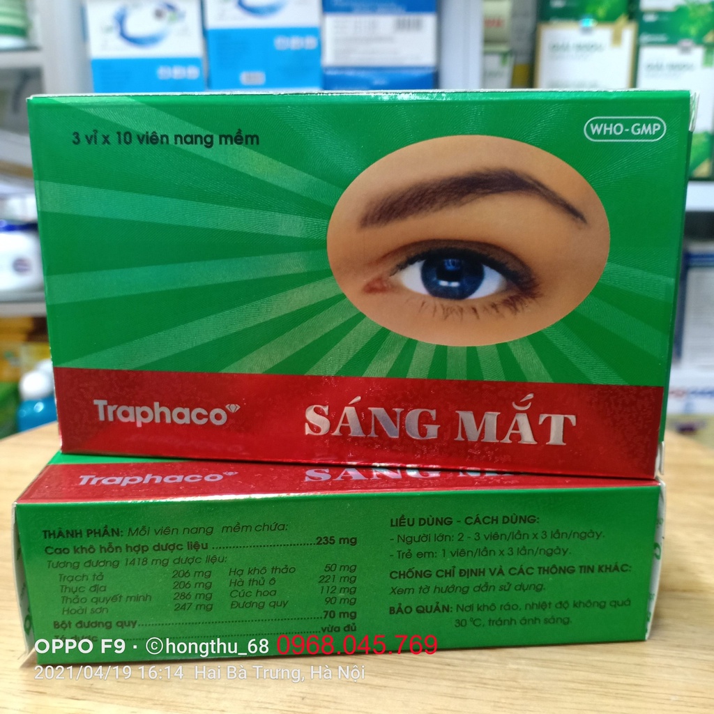 Viên uống SÁNG MẮT Traphaco