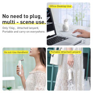 Quạt mini cầm tay hình gấu kiêm sạc dự phòng 2000mah Baseus CXZD -A02 chính hãng cho | BigBuy360 - bigbuy360.vn